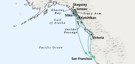Just Alaskan Adventure Cruise Crystal Harmony Crystal Cruises 5123