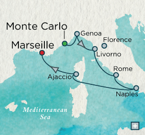 Just Crystal Cruises Serenity 2026 Renaissance Rendezvous Map