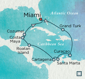 Just Crystal Cruises Serenity 2026 Haute Caribbean Holidays Map