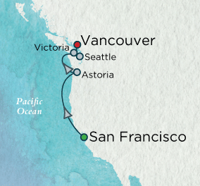 West Coast Wayfarer Map Just Crystal Cruises Serenity 2028 World Cruise