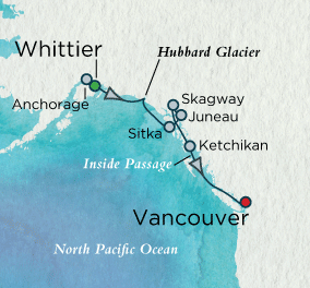 Alaska Discovery Map Just Crystal Cruises Serenity 2028 World Cruise