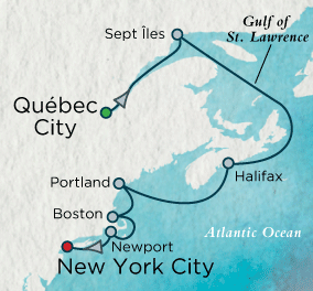 New England Interlude Map Just Crystal Cruises Serenity 2028 World Cruise