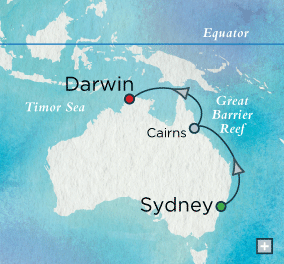 From Barrier Reef to Bali: Crystal Getaways Map February 16-23 2026 - 7 Days Just Crystal Symphony