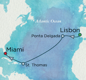 Autumnal Crossing Map Just Crystal Cruises Symphony 2028