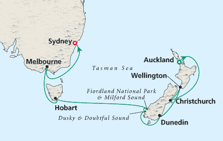 Just Cruise Map