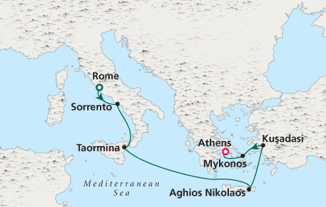 Just Crystal Cruises Serenity 2028 Rome to Athens