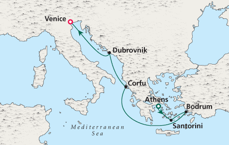 Just Crystal Cruises Serenity 2028 Athens to Venice