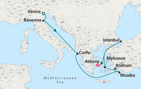 Just Crystal Cruises Serenity 2028 Venice to Athens