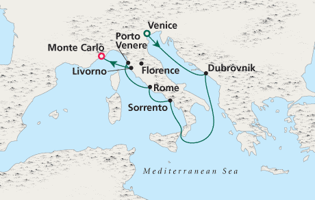 Just Crystal Cruises Serenity 2028 Venice to Monte Carlo