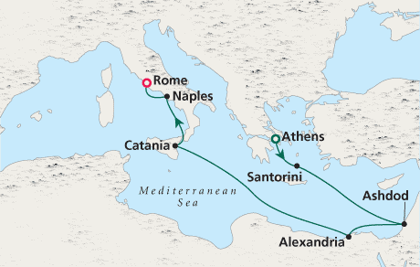 Just Crystal Cruises Serenity 2028 Athens to Rome