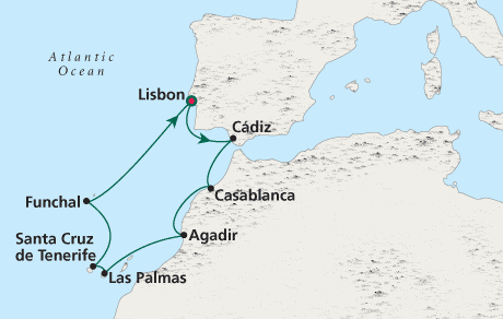 Just Crystal Cruises Serenity 2028 Lisbon to Lisbon