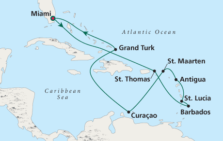Just Crystal Cruises Serenity 2028 Round Trip Miami