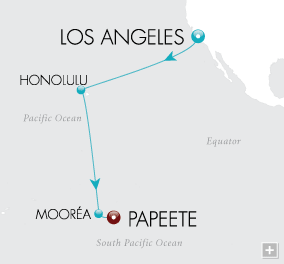 Just Pearls of the Pacific Map