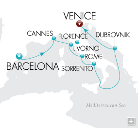Just Capitals of Art & Architecture Map
