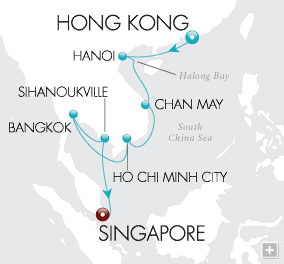 Sensational Southeast Asia Map Just Crystal Cruises Serenity 2026