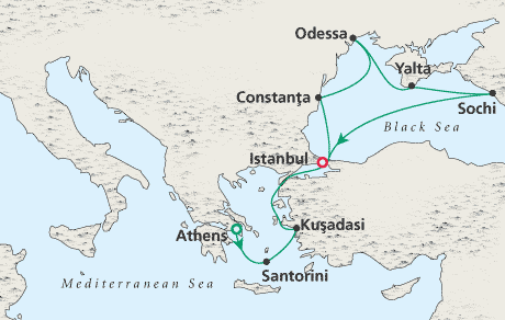 Just Cruise Map