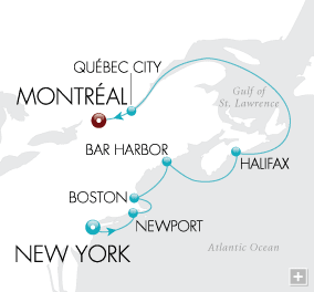 Just Lighthouses & Lobsters Map