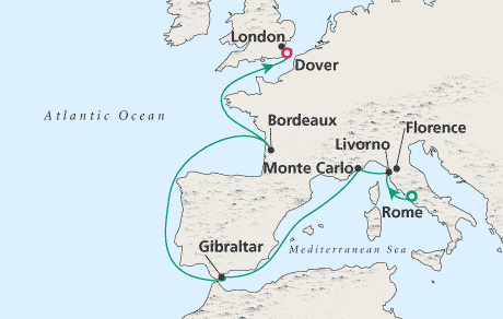 Just Cruise Map