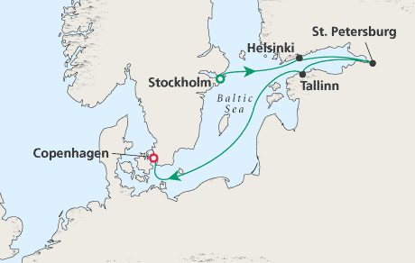 Just Cruise Map