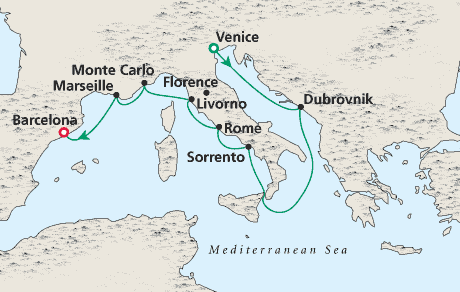 Just Cruise Map