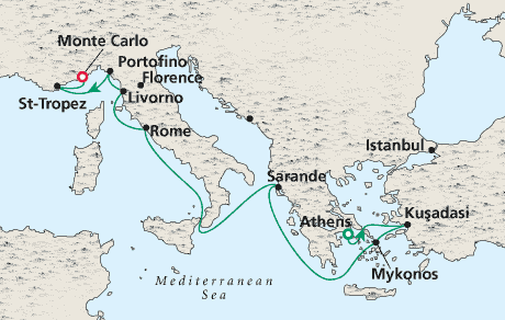 Just Cruise Map