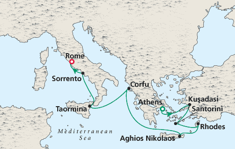 Just Cruise Map