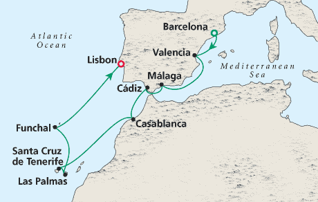 Just Cruise Map
