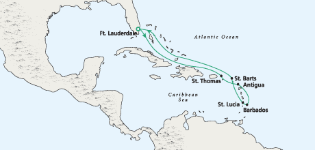 Just Flavors of the Caribbean 5207 Cruise Crystal Cruises Symphony Crystal Cruises